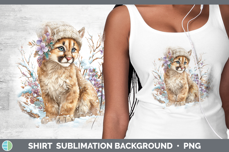 Puma Concolor Wild Cats Winter Knit Hat Shirt Sublimation De