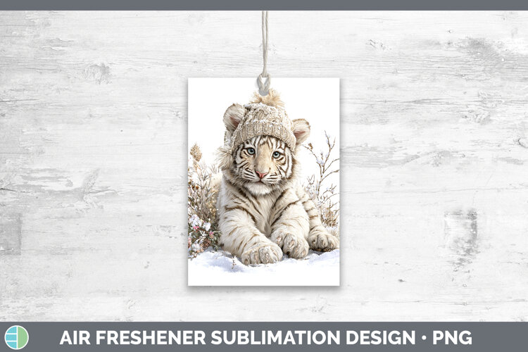 GorgeousWild Cats Winter Knit Hat Air Freshener design.