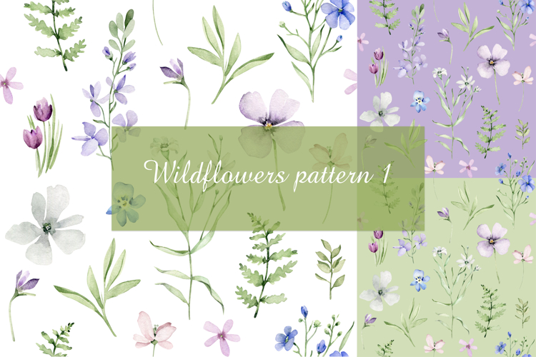 Wildflowers pattern