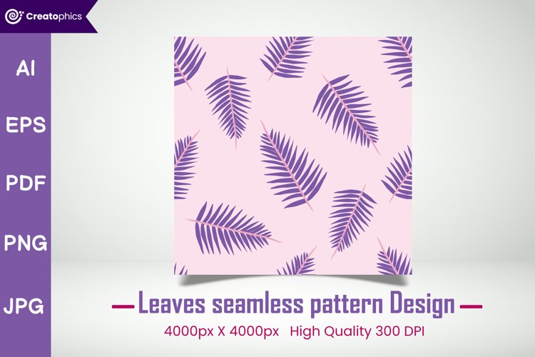 leaves seamless pattern design, leaves seamless digital paper, leaves printable paper, leaves repeat