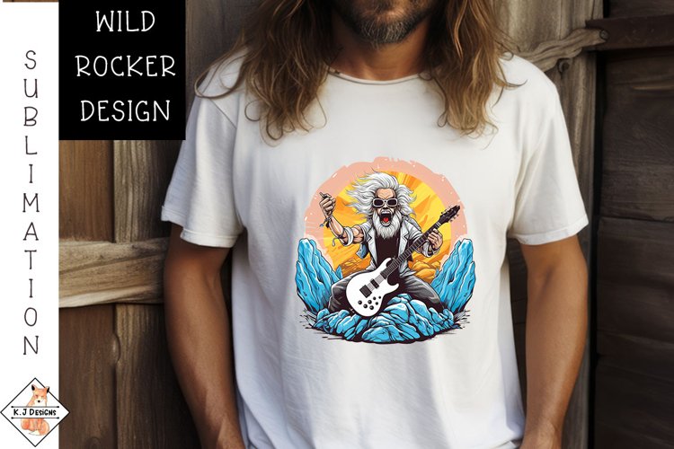 Wild Rocker Sublimation Design