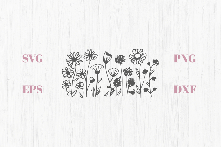 Spring Wildflowers 2 SVG