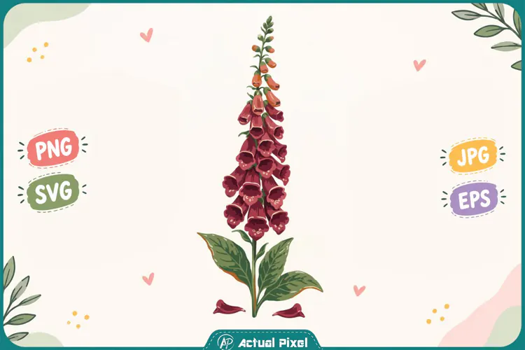 Wildflower Botanical Clipart