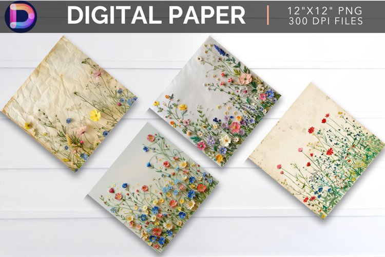 Wildflowers Digital Paper