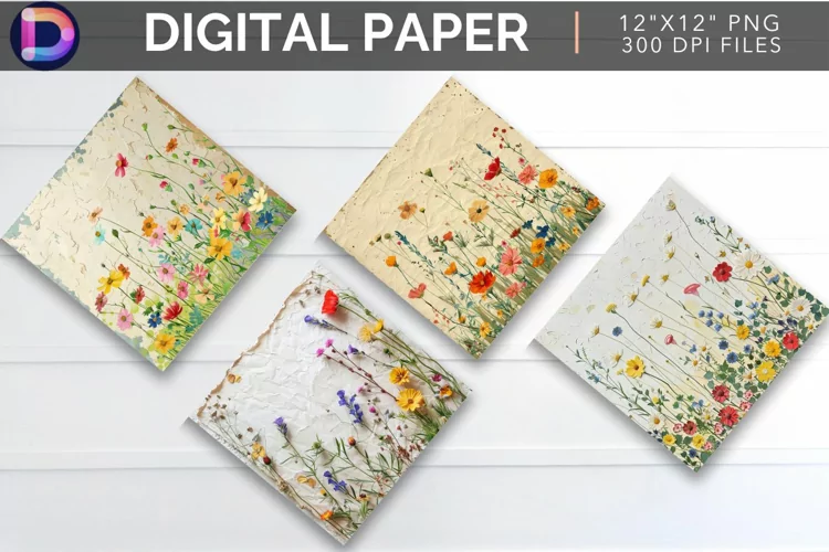 Wildflowers Digital Paper