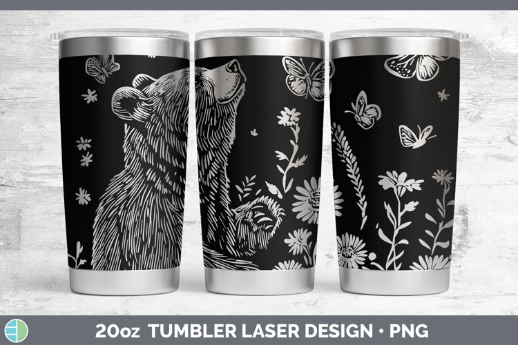 GorgeousWildflowers Laser 20oz Tumbler design.