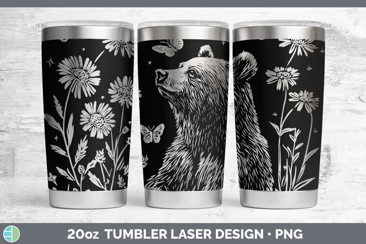 GorgeousWildflowers Laser 20oz Tumbler design.