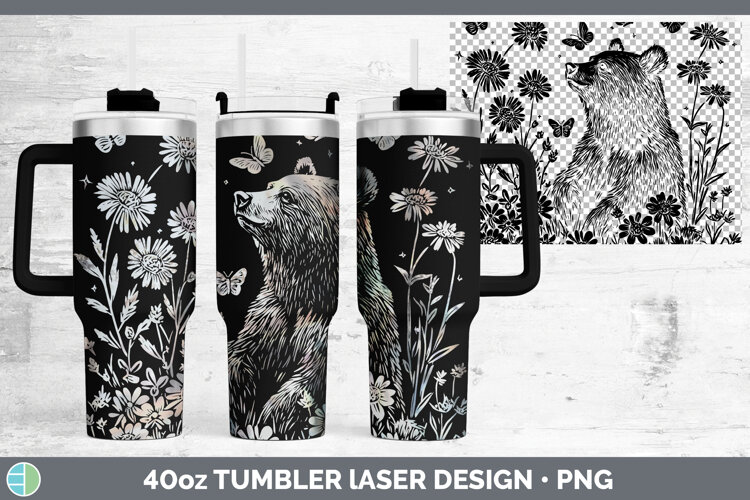 GorgeousWildflowers Laser 40oz Tumbler design.
