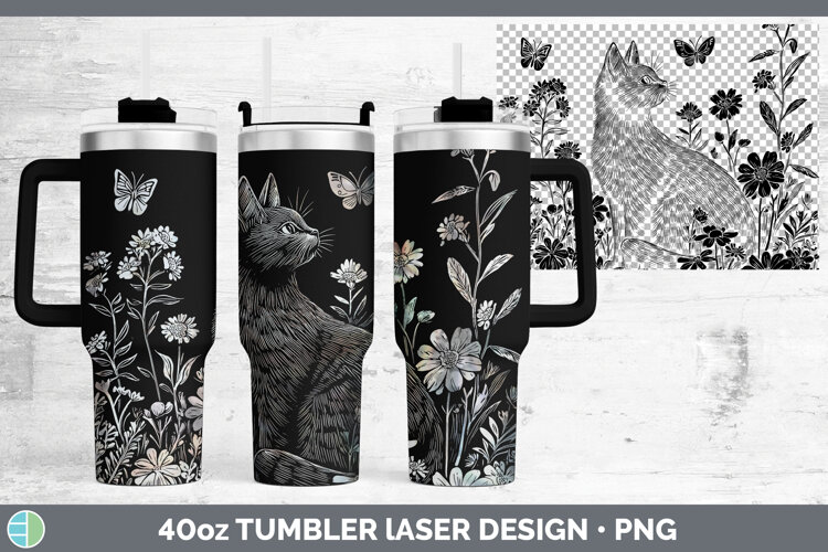 GorgeousWildflowers Laser 40oz Tumbler design.