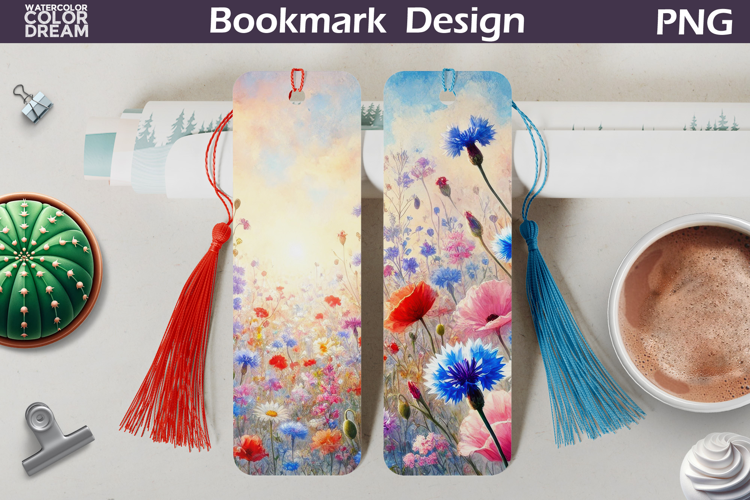 Wildflowers Bookmark | floral bookmark