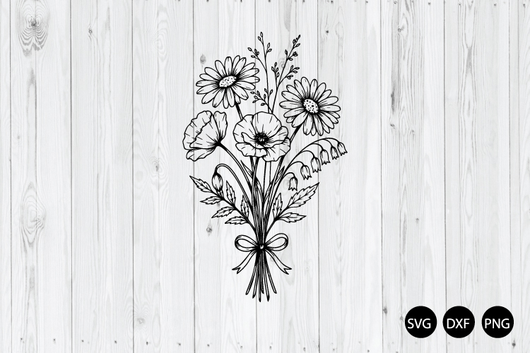 Wildflowers Svg Image 6