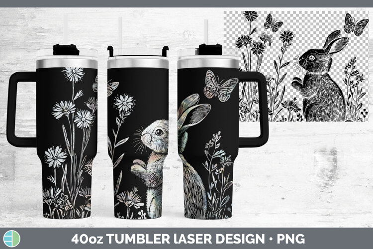 GorgeousWildflowers Laser 40oz Tumbler design.