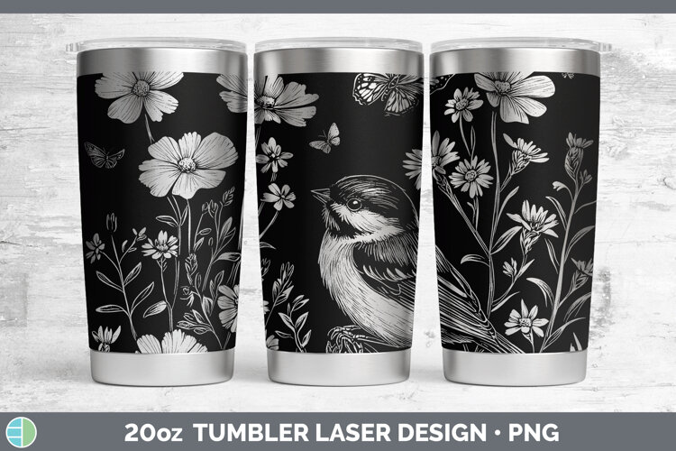 GorgeousWildflowers Laser 20oz Tumbler design.
