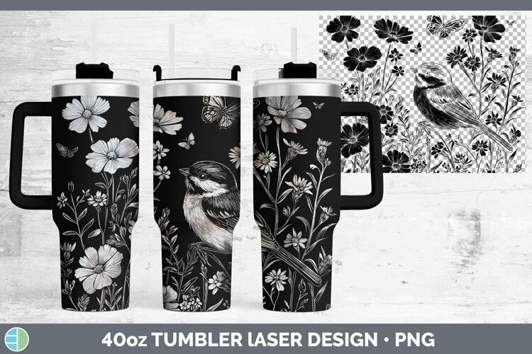 GorgeousWildflowers Laser 40oz Tumbler design.