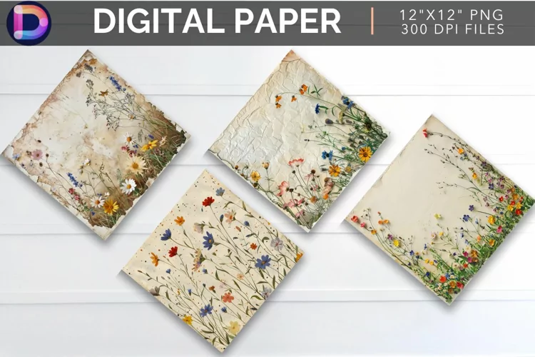 Wildflowers Digital Paper