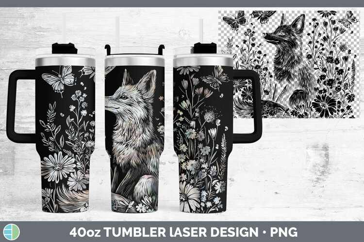 GorgeousWildflowers Laser 40oz Tumbler design.
