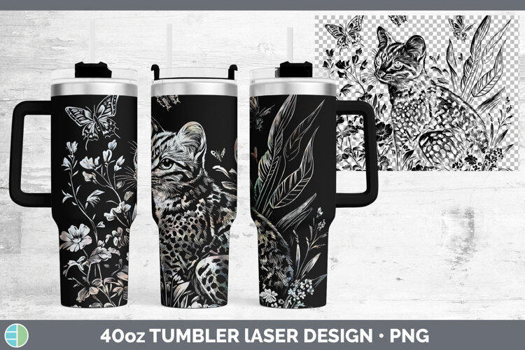 GorgeousWildflowers Laser 40oz Tumbler design.