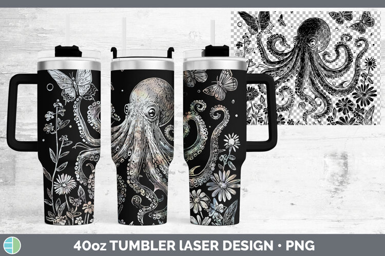 GorgeousWildflowers Laser 40oz Tumbler design.