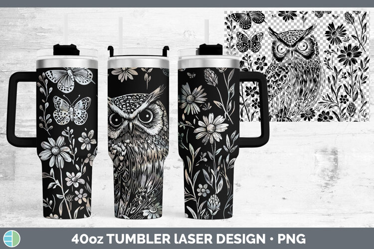 GorgeousWildflowers Laser 40oz Tumbler design.