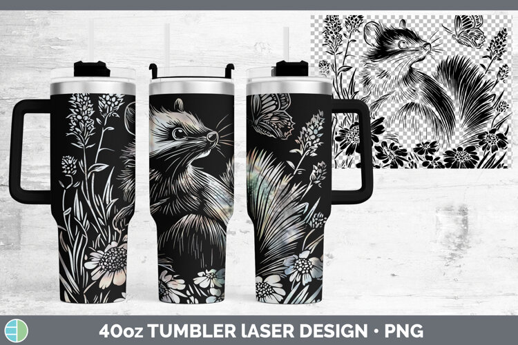 GorgeousWildflowers Laser 40oz Tumbler design.
