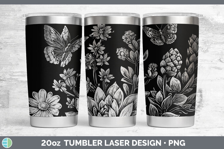 GorgeousWildflowers Laser 20oz Tumbler design.