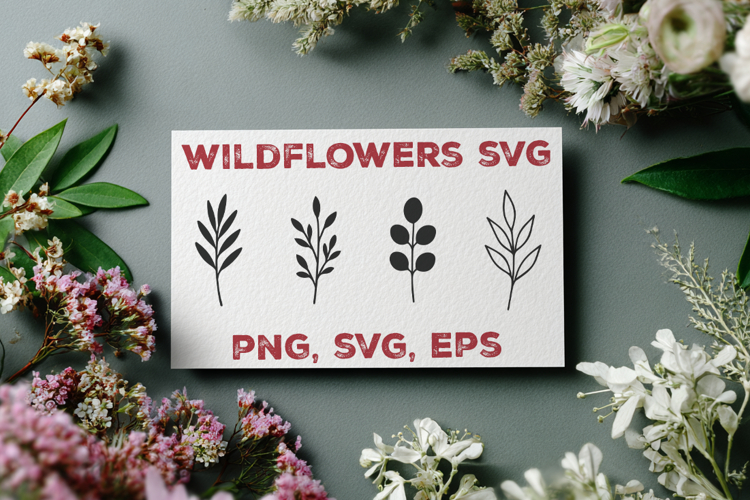Wildflower Silhouette Image 21