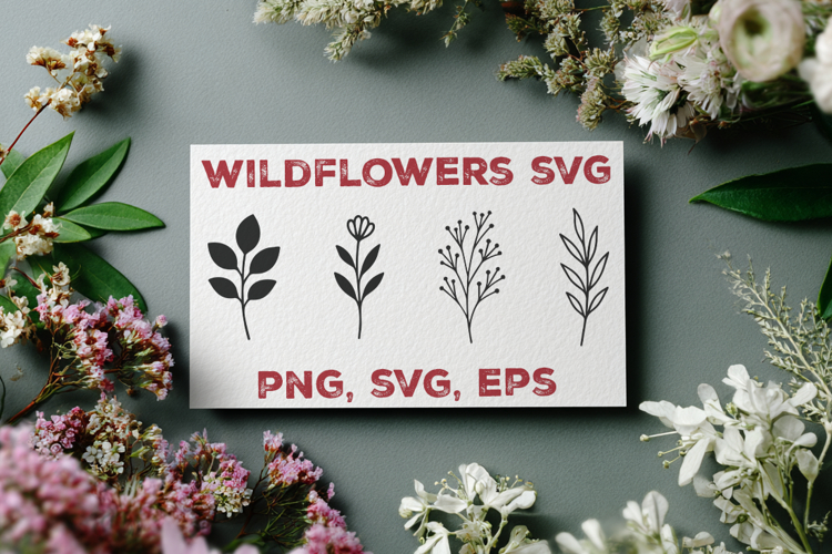 Wildflower Silhouette Image 20