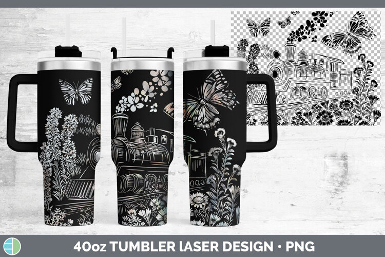 GorgeousWildflowers Laser 40oz Tumbler design.