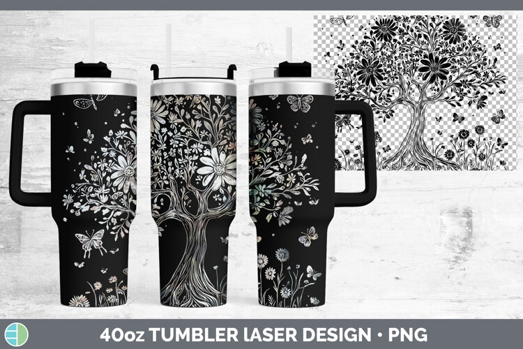GorgeousWildflowers Laser 40oz Tumbler design.