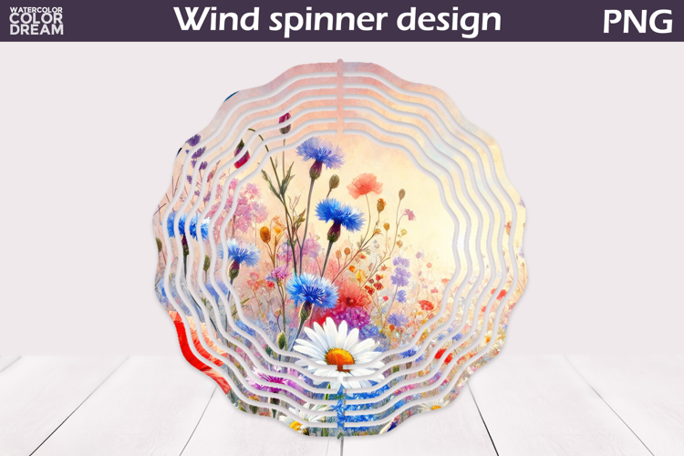 Wildflowers Wind Spinner | Floral Wind Spinner