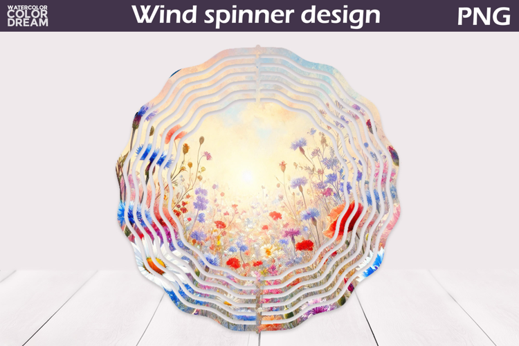 Wildflowers Wind Spinner | Floral Wind Spinner