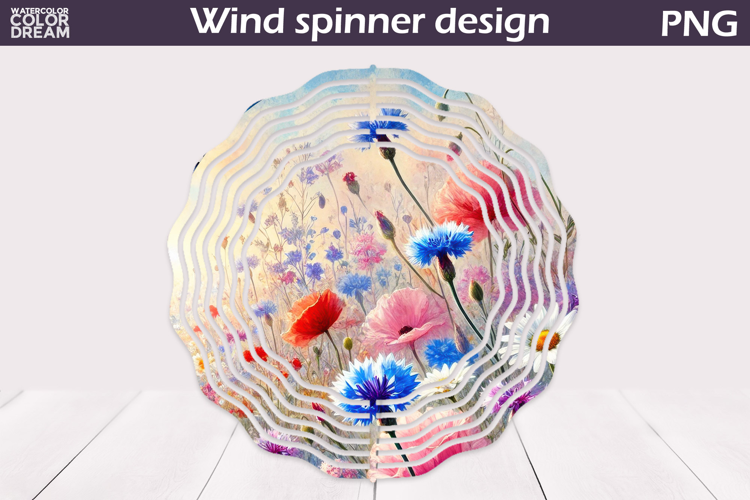 Wildflowers Wind Spinner | Floral Wind Spinner
