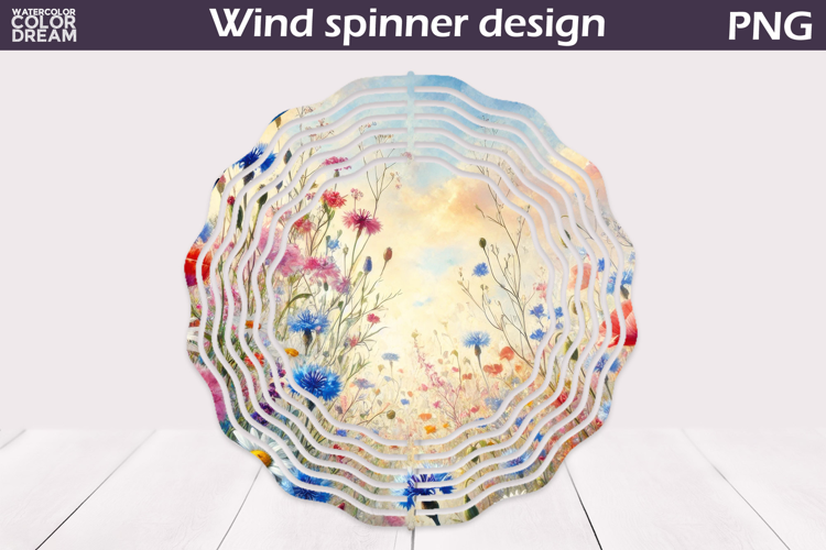 Wildflowers Wind Spinner | Floral Wind Spinner