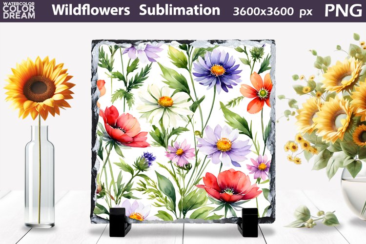 Watercolor Flowers Image 23