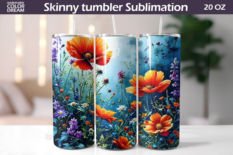 Watercolor Flowers Image 16