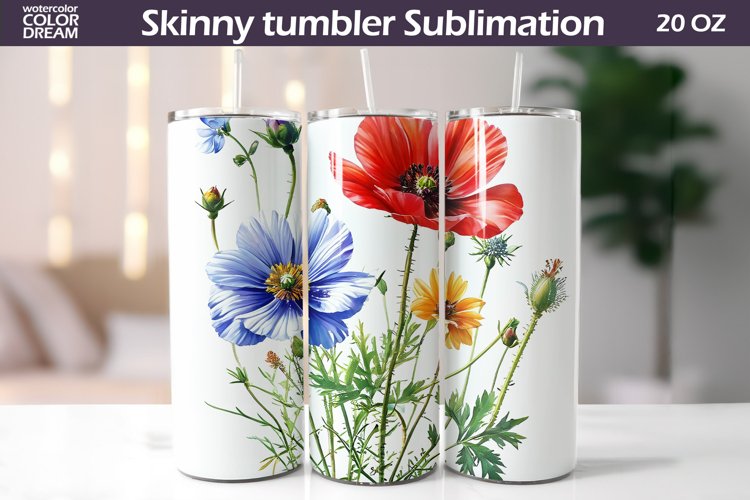 Watercolor Flowers Image 13