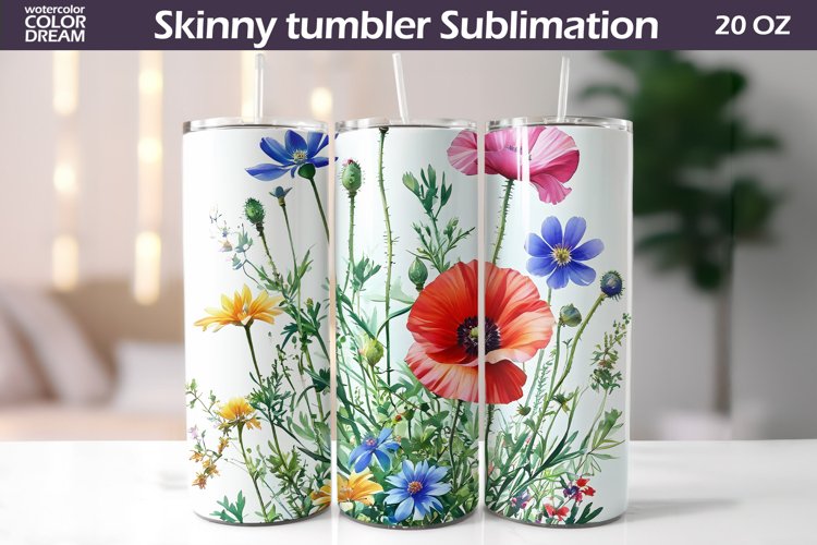 Watercolor Flowers Image 12