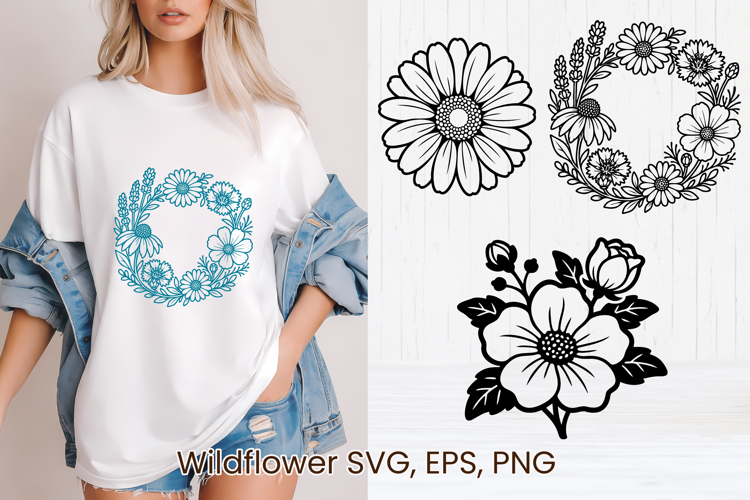 Boho Flower Clipart Image 15