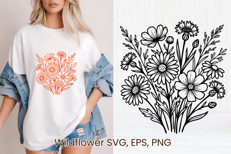 Boho Flower Clipart Image 12