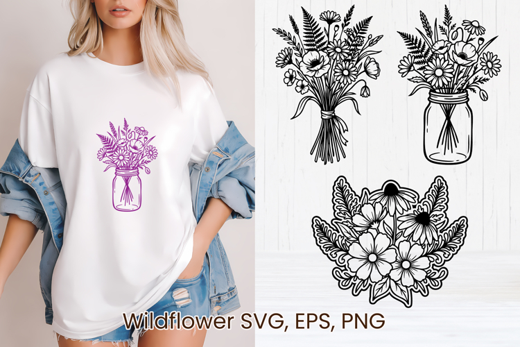 Boho Flower Clipart Image 10