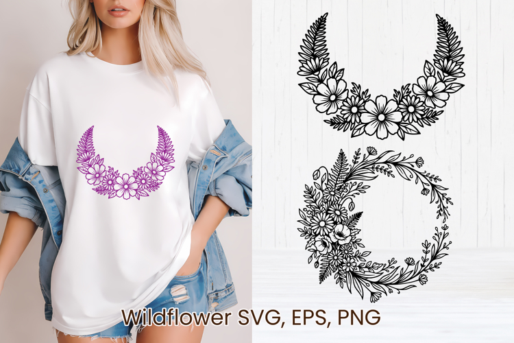 Boho Flower Clipart Image 9