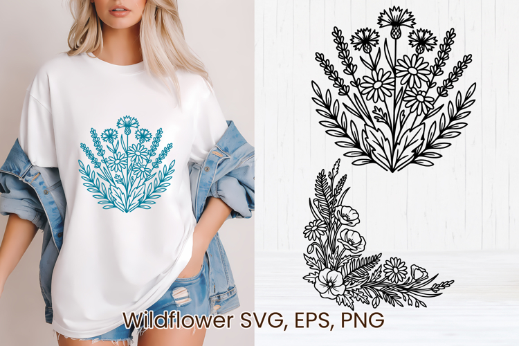 Boho Flower Clipart Image 8