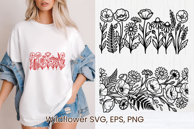Boho Flower Clipart Image 4