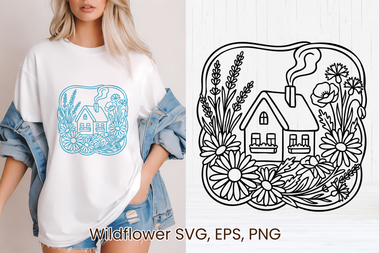 Boho Flower Clipart Image 22