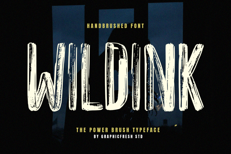 Wildink - The Power Brush Font