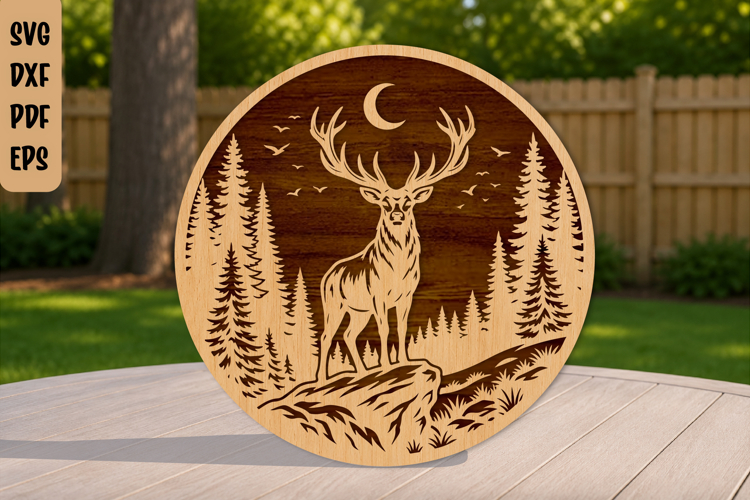 Wildlife Deer Laser Cut File