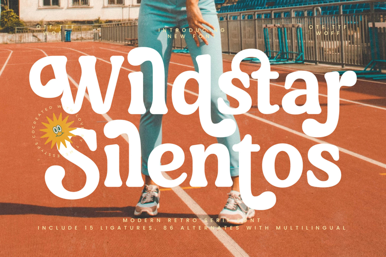Wildstar Silentos - Modern Retro Serif Font