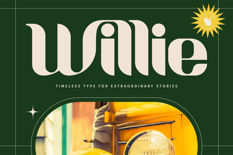 Willie Vintage Display Font