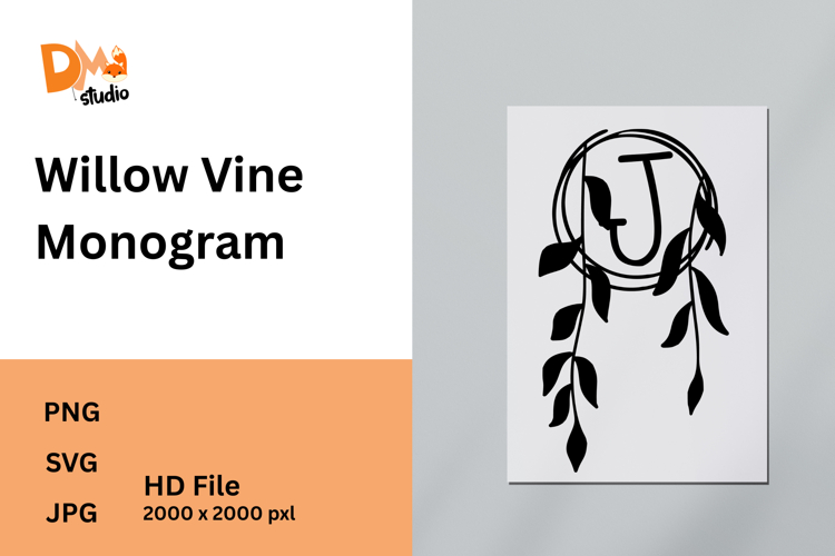 Willow Vine Monogram