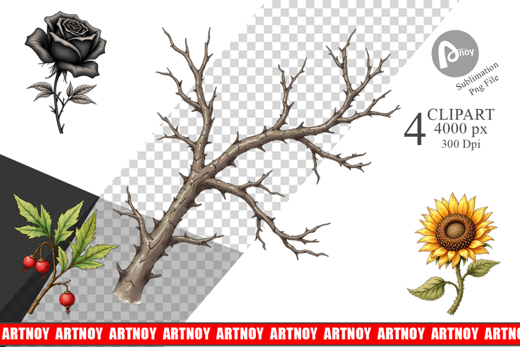 Wilted Garden Clipart